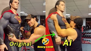 Henry Cavill Pictures Into Live Action By AI 😂 funny thoughts Part 7