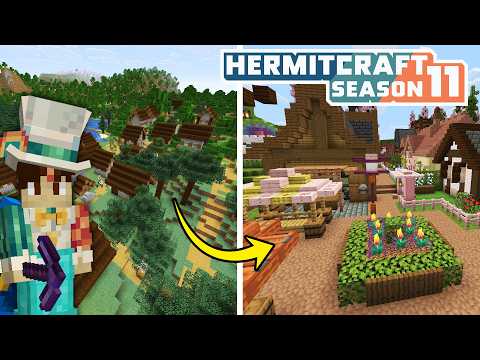 I Transformed an Entire Village! | Hermitcraft Season 11 | Ep.16