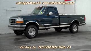 preview picture of video 'SOLD! - 1995 Ford F150 RCab 4x4 at Car Barn in Fruita, Co'