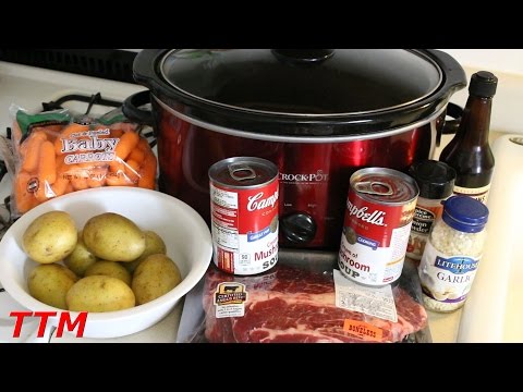 How to Make a Pot Roast in the Slow Cooker~Easy Crock...