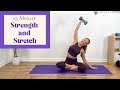 15 Minute Dumbbell And Stretch Workout At Home