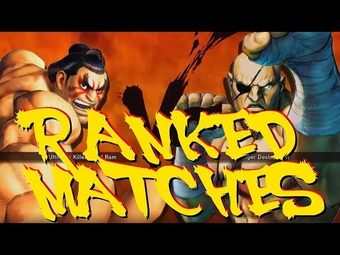 USF4 Steam - E.Honda Vs. Sagat/Ryu - Ranked Matches - 60fps ✔