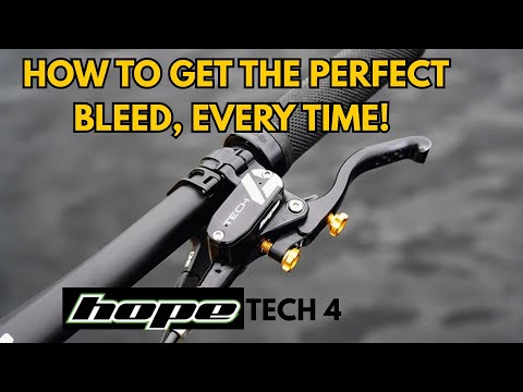 How to get the perfect bleed every time on hope tech 4 brakes!