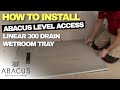 1400x900mm Wet Room Tileable Shower Tray Former 30mm with 600mm Linear End Drain - Live Your Colour