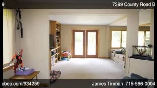 preview picture of video '7399 County Road B Siren WI 54872 - James Tinman - Edina Realty - Frederic'