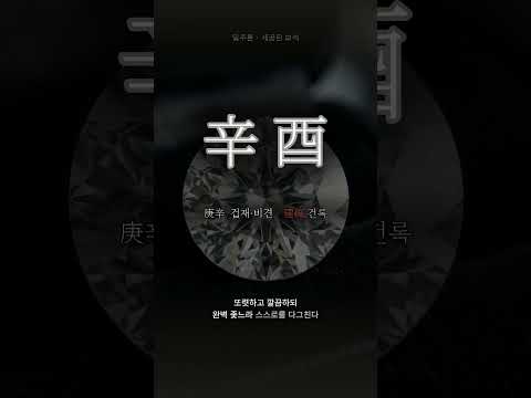 잘 세공된 보석 | 신유(辛酉) 일주