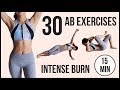 30 BEST Ab Exercises In 15 Minutes Intense TABATA For Flat Belly And Six Pack Emi