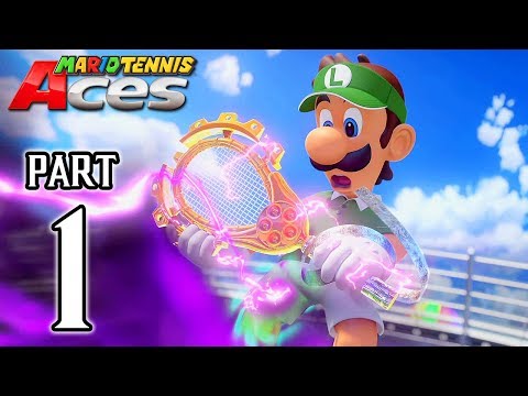 MARIO TENNIS ACES Walkthrough PART 1 (Adventure Mode) @ No Commentary 1080p (60ᶠᵖˢ) HD ✔