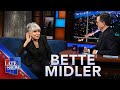 Did You Ever Know That You Re My Frodo Bette Midler Serenades Stephen Colbert