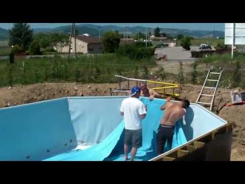 comment poser liner piscine