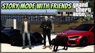 How to Play GTA 5 Story Mode With Friends | (PC ONLY)