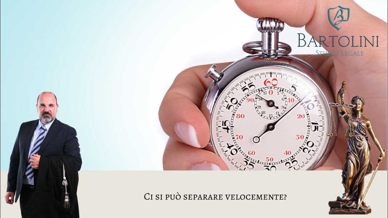 Posso separarmi velocemente?