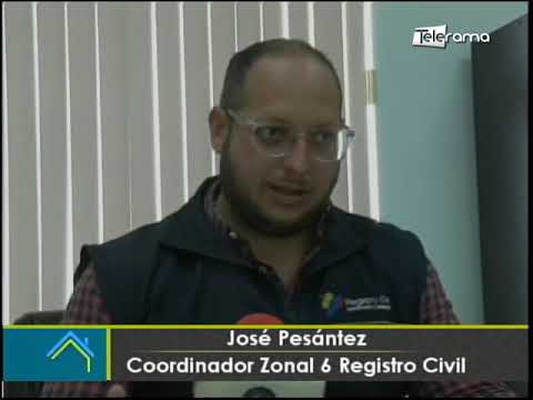 Registro civil brindará atención a nivel nacional este sábado 07 de mayo