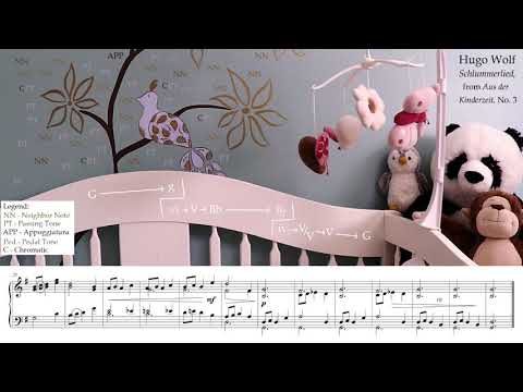 Analysis - Hugo Wolf, "Schlummerlied" (Little Lullaby) from Aus der Kinderzeit