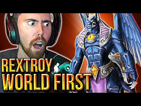 A͏s͏mongold Reacts to World First SOLO Raid Boss (Through Berserk) | Ny'alotha - By Rextroy