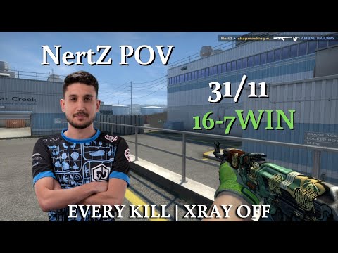 ENCE's New Player NertZ 31Kills POV Playing Nuke On FACEIT! 2023 CSGO POV & HIGHLIGHTS