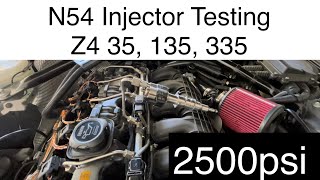 How to test and replace fuel injectors on the BMW N54 engine.  Z4 35i/s, 135, 335 & others.