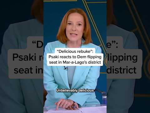 "Delicious rebuke": Psaki reacts to Dem flipping seat in Mar-a-Lago's district