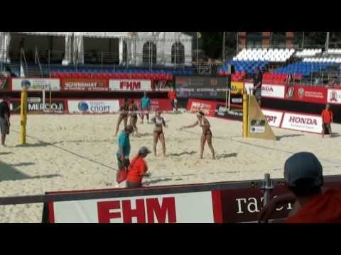 Beach volleyball Moscow Grand Slam 2013. 22.08.2013 Holtwick - Semmler vs. Gioria - Giombini