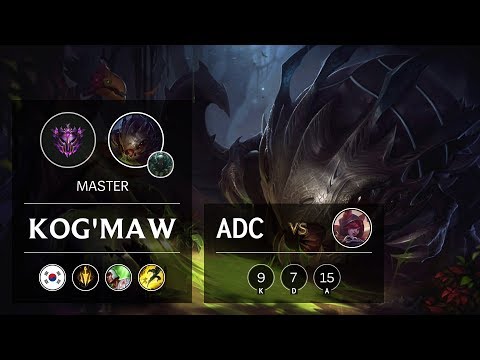 Kog'Maw ADC vs Xayah - KR Master Patch 9.16