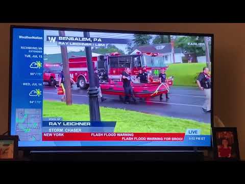 07-12-2021 Bensalem PA On Air Interview With WeatherNation on Flash Flood Emergency