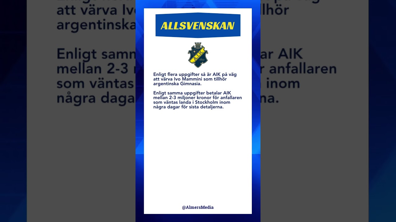 #Fotboll #Allsvenskan #AIK