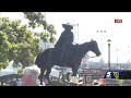 Oklahoma State University unveils Pistol Pete statue