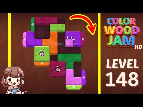 Color Wood Jam Level 148 Solution Walkthrough
