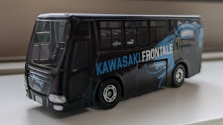 トミカの東急バスフロンターレラッピングをゲットしました❗️