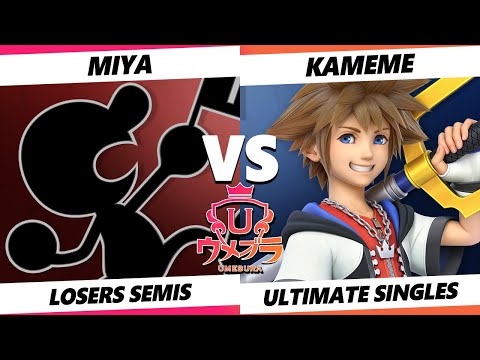 Umebura 10 Losers Semis - Miya (Game & Watch) Vs. Kameme (Sora) Smash Ultimate - SSBU