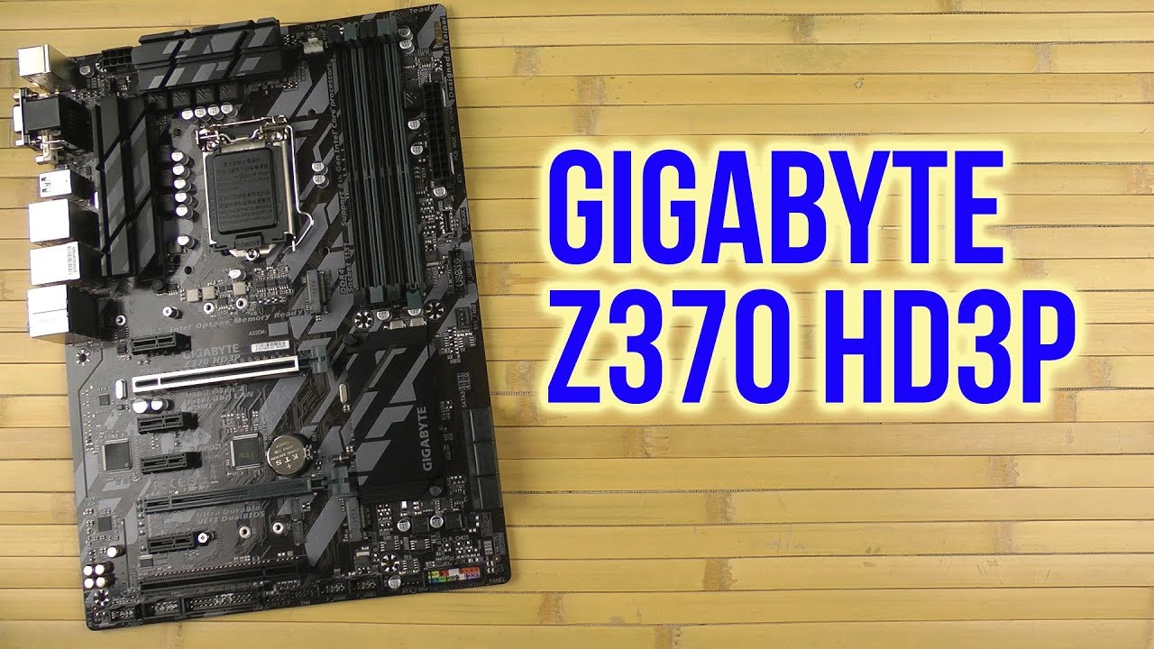 Материнская плата Gigabyte Z370 HD3P Soc-1151v2 Intel Z370 4xDDR4 ATX AC`97 8ch(7.1) GbLAN RAID+VGA+DVI+HDMI