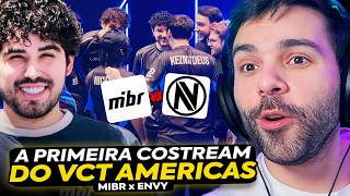 🚨 MIBR x ENVY - A PRIMEIRA CO-STREAM DO MINERVA! TEX DEU UM SHOW?! | VCT AMERICAS 2026 - FASE 2