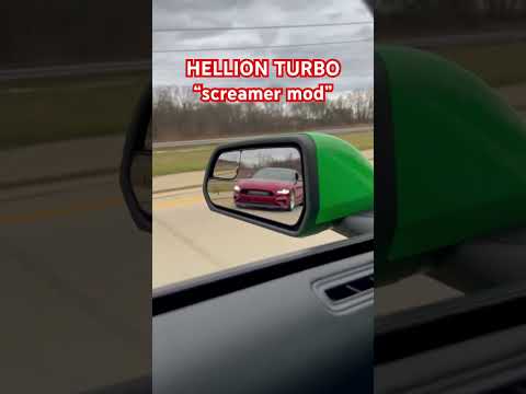 Hellion Twin Turbo Mustang with “screamer mod”