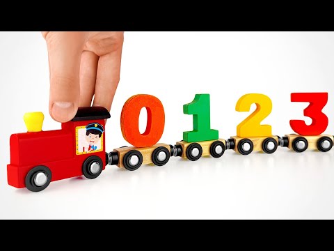 Learn Numbers 1 to 10 with Train Activity Puzzle for Toddlers | Preschool Learning Video for Kids