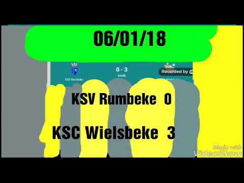 KSV Rumbeke  0   KSC Wielsbeke  3   06/01/18