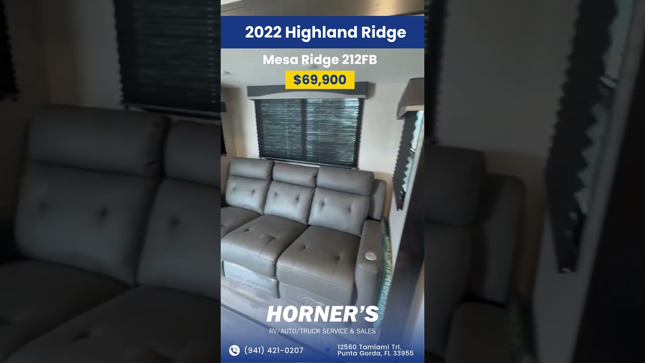 A photo of this 2022 Highland Ridge MESA RIDGE 21FB