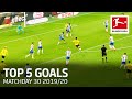 Top 5 Goals on Matchday 30 | Gnabry, Can, Modeste & More