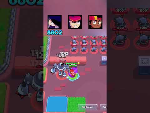 MAX DAMAGE BATTLE🔥 #brawlstars