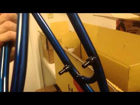 Checking out the new Haro Lineage BMX frame