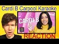 Cardi B Carpool Karaoke REACTION ( The Late Late Show With James Corden )