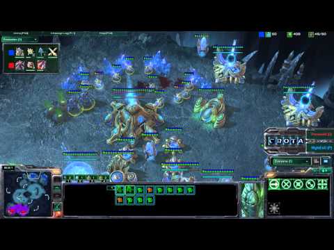 StarCraft 2 - SC472 - Paranoid (Z) vs NightEnd (P) on Xel'Naga Caverns