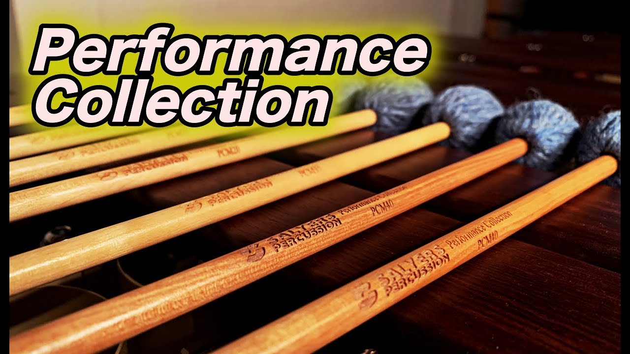 Salyers Percussion Performance Collection Marimba Mallets (demo)