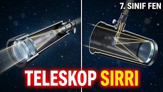 Teleskobun İçi Nasıl Çalışır?🔭 Mercekli ve Aynalı Teleskopların Optik 