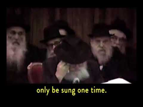 "Niggun Hachono to Daled Bavos" RebbeDaily 1910