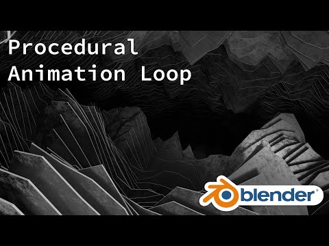 Procedural Animation Loop in Blender || Cave Layers || Blender 2.82