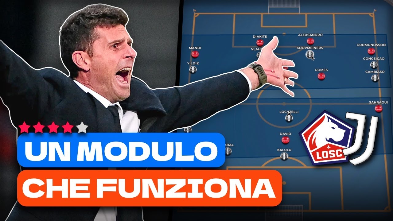 Ecco perché QUESTA JUVE è stata tra le MIGLIORI in STAGIONE (col 4-2-4) | Analisi Tattica Lille Juve
