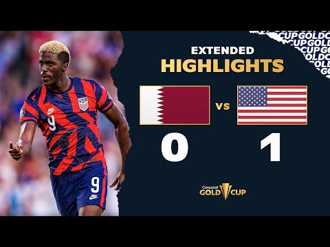 Extended Highlights: Qatar 0-1 USA - Gold Cup 2021