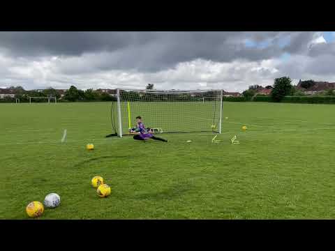 U12 Goalkeeper training