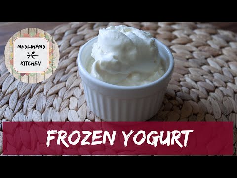 DIY FROYO/IOGURTE CONGELADO REZEPT/JOGHURTEIS/DONDURULMUŞ IOURTE/PİNKBERRY DONDURMASI