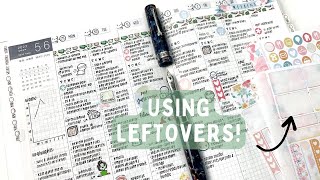 Real Time Plan With Me: Using Leftover Kits | Hobonichi Cousin Planner
